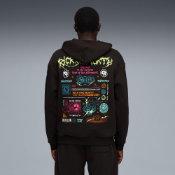 PUMA X RICK AND MORTY ТОЛСТОВКА, ЧЕРНЫЙ