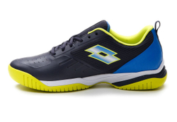 Мужские кроссовки для Падел Lotto Superrapida 400 V - navy blue/atlantic blue/acacia green