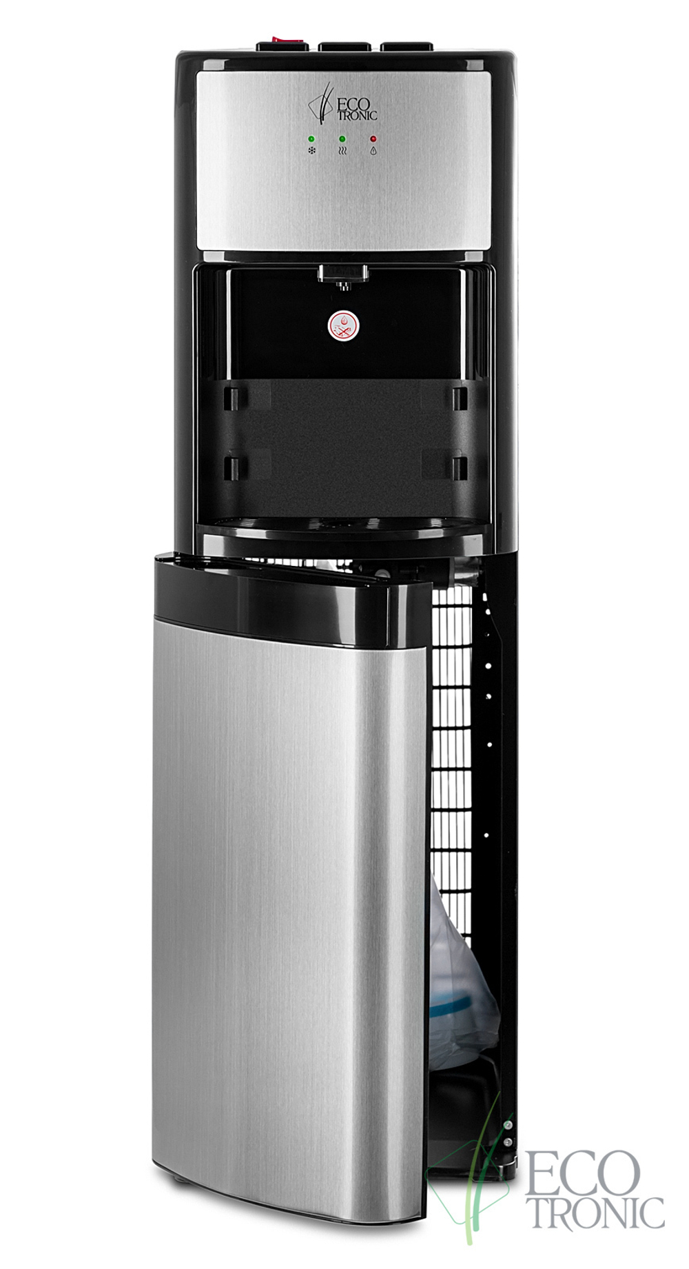 Напольный кулер для воды Ecotronic  M9-LXE (black/silver)
