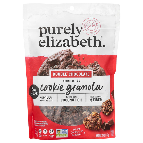Purely Elizabeth, печенье-гранола, двойной шоколад, 312 г (11 унций)