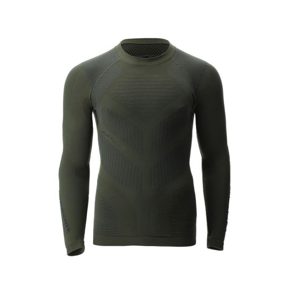 Футболка UYN Ambityon Defender Uw Lg_Sl.Round Neck Tactical Green/Anthracite