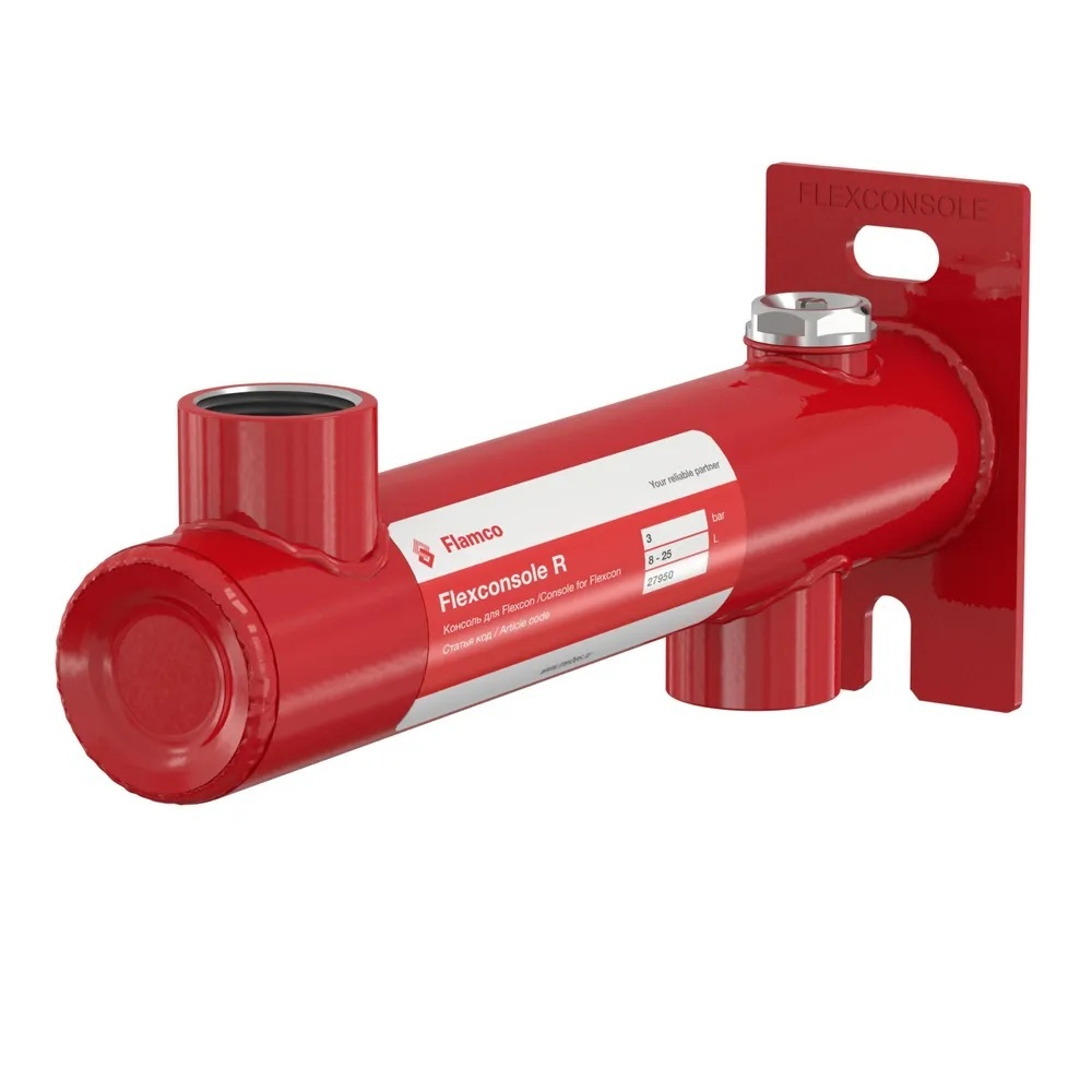 Консоль для систем отопления Flamco Flexconsole R 3/4"х3/4 для 8-25л (подключение бака сверху, консоль, ручной воздухоотводчик)
