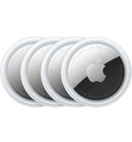Трекер Apple AirTag 2nd Gen (4шт в комплекте, MFEA4ZM/A) Белый | White
