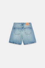 ДЖИНСОВЫЕ ШОРТЫ Z1975 С ПЕРЕКРЕСТНЫМ ПОЯСОМ — ZARA