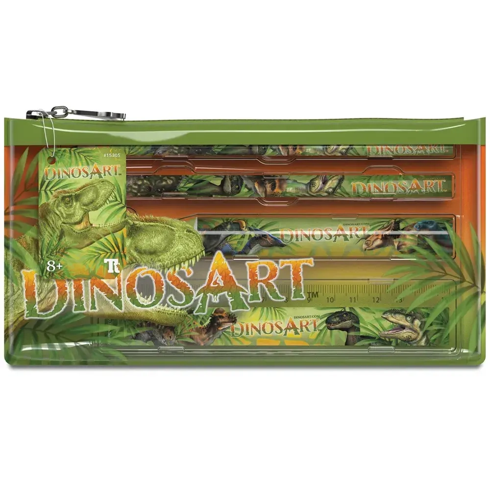 Школьный пенал для мальчика с наполнением "DinosArt"