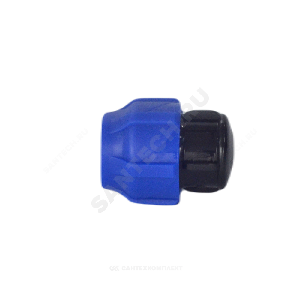Заглушка компрессионная ПЭ Дн 40 Ру16 VALFEX 121001123040