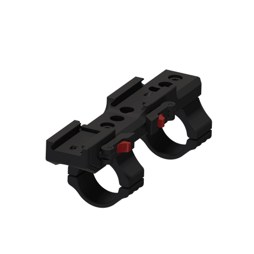Быстросъёмный моноблочный кронштейн Aimpro на picatinny/weaver D30мм H36мм (AR)