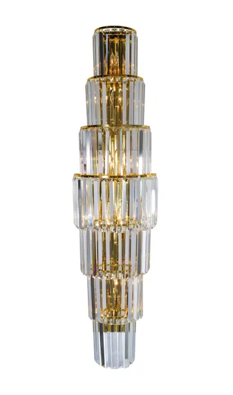 Бра NewRgy W2799E/8A GOLD H+CLEAR, 8×40 Вт, золотое и прозрачное