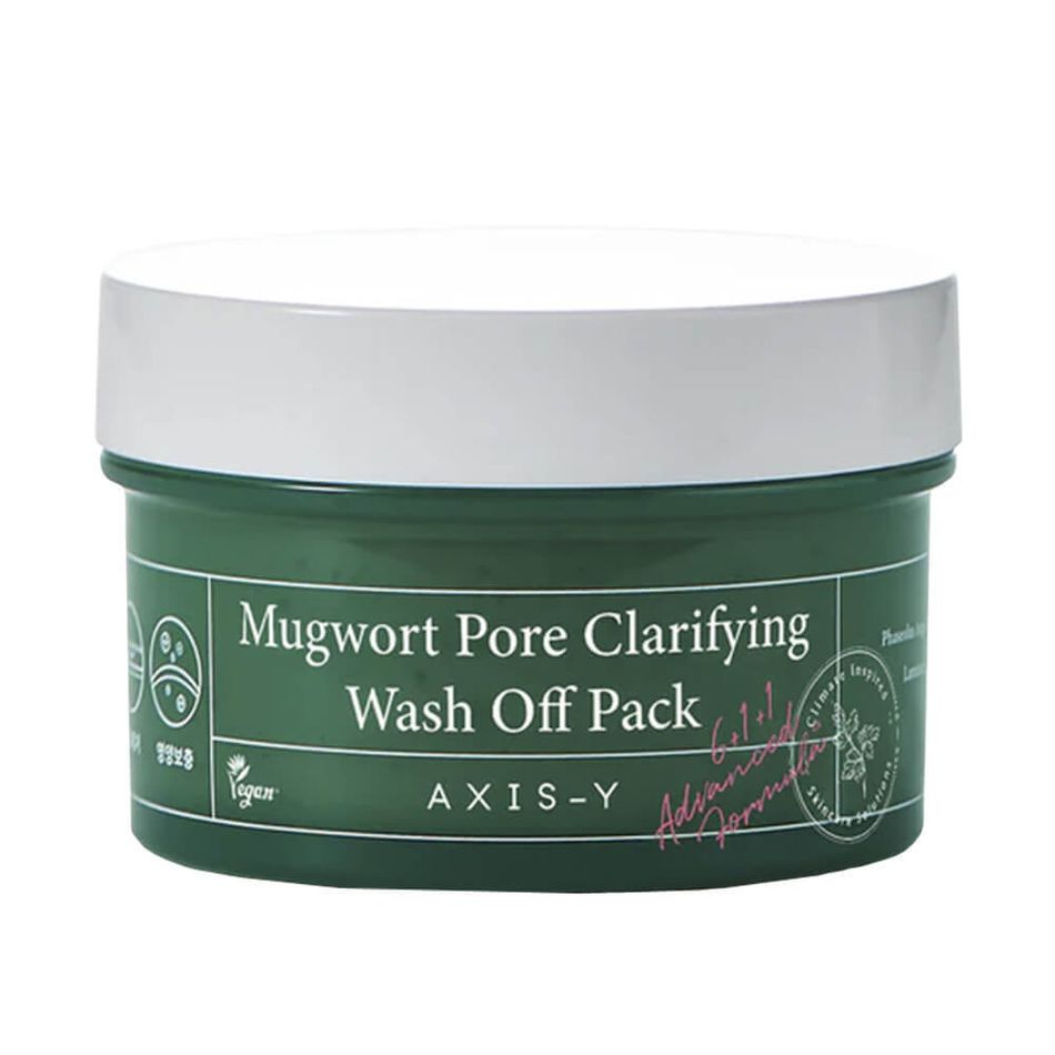 Очищающая глиняная маска с полынью AXIS-Y Mugwort Pore Clarifying Wash Off Pack 100 мл
