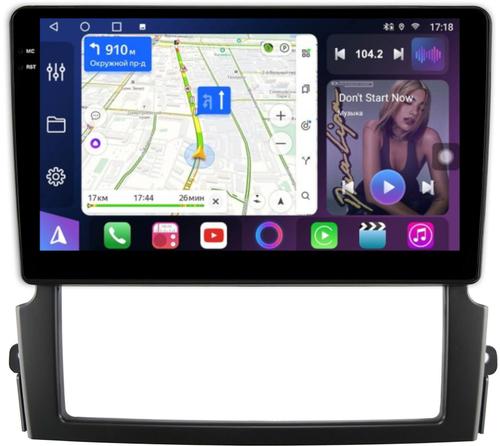 Магнитола для KIA Sorento 1 2006-2011 - FarCar S400-TS18 монитор 9.5" QLED на Android 14, CarPlay, 4G SIM-слот