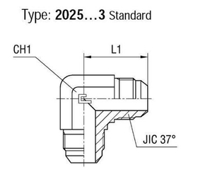 Соединение P90 JIC 1.7/8