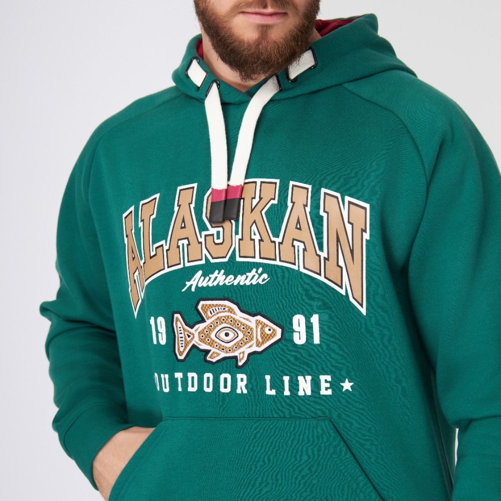 Толстовка Alaskan Promo Hoodie зеленый   S