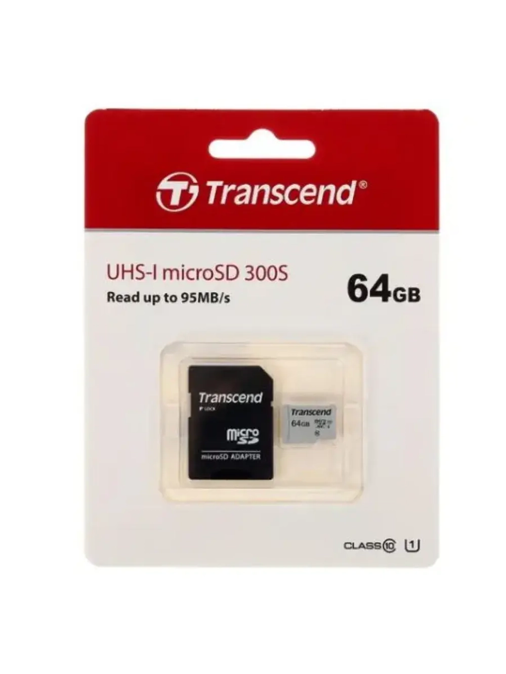 Карта памяти 300S TS64GUSD300S-A microSDXC 64 ГБ