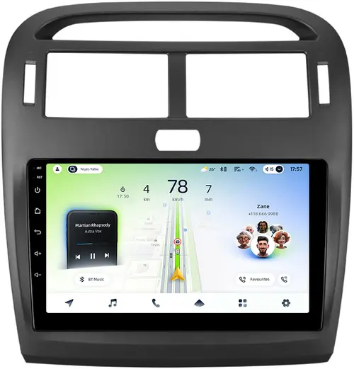 Магнитола для Lexus LS430 XF30, Toyota Celsior 2000-2006 (ШГУ монохром) - Teyes CC4L-DTS монитор 9" IPS, Android 14, Быстрая, Snapdragon 662, CarPlay, 4G SIM-слот