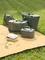 Плед для пикника и отдыха на пляже smart picnic, горчичный
