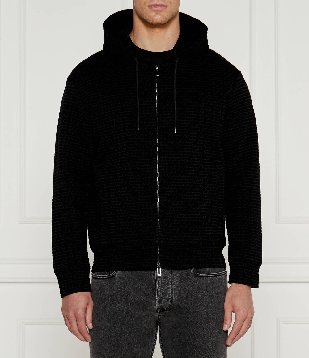 Худи Emporio Armani - черный(6D1MB0 1JHSZ)
