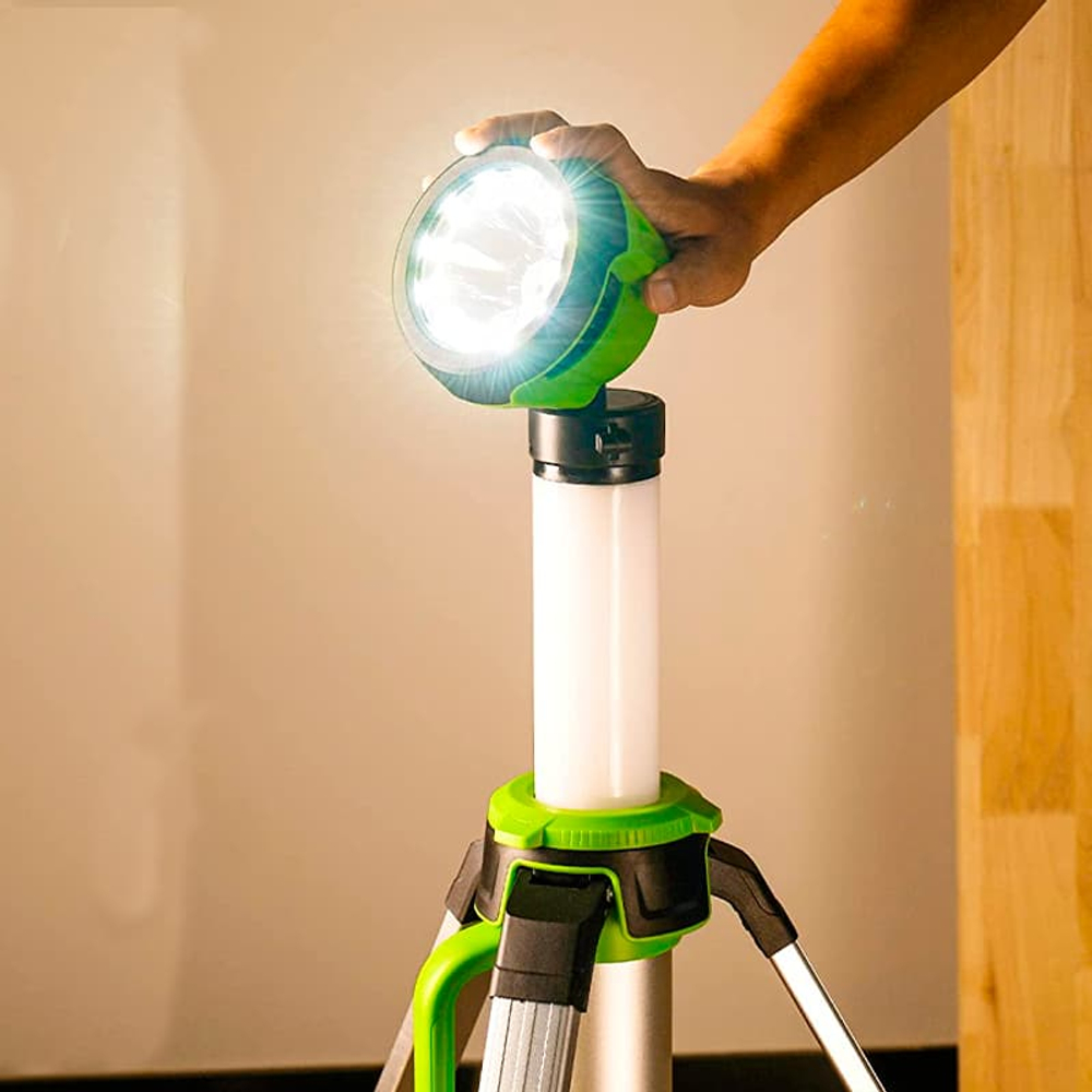 Мачта светодиодная осветительная 2-в-1 аккумуляторная Greenworks, Арт. 3401107, 24V, без АКБ и ЗУ