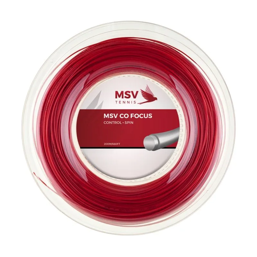 Струны теннисные MSV Co. Focus (200 m) - red