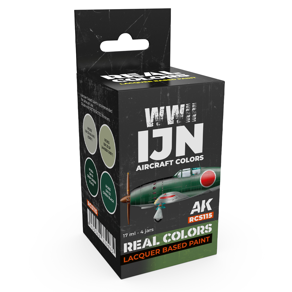 Набор красок AK Interactive Real Colors - WWII IJN Aircraft Colors