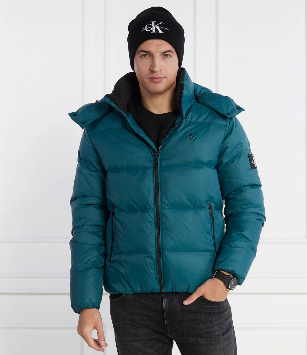 Пуховая куртка CALVIN KLEIN JEANS - морской(J30J323468)