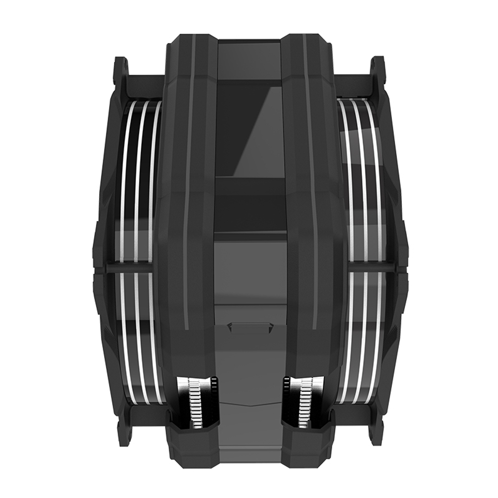 Кулер для CPU Alseye M120D Plus II, 2х120мм, 4-pin, Al+Cu, черный-белый/ARGB, 700-1900rpm, 73.7CFM, 38дБ, 6-PIPE(сплошная термоплощадка), TDP 200Вт, LCD-дисплей, INTEL 1700/1200/115x/2011/2066/1366, AMD AM5/AM4, программный мониторинг температуры  (AS.01.01.0044)