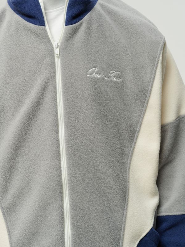 Толстовка Zip-Up Grey-Navy Smoke - фото 5