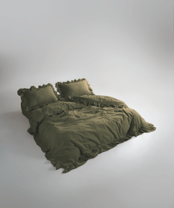 Lımasso КПБ 4 пр. Stonewashed Exclusıve Capulet Olıve пододеяльник 200*220, простынь 240*260, наволочки 50*70 2шт