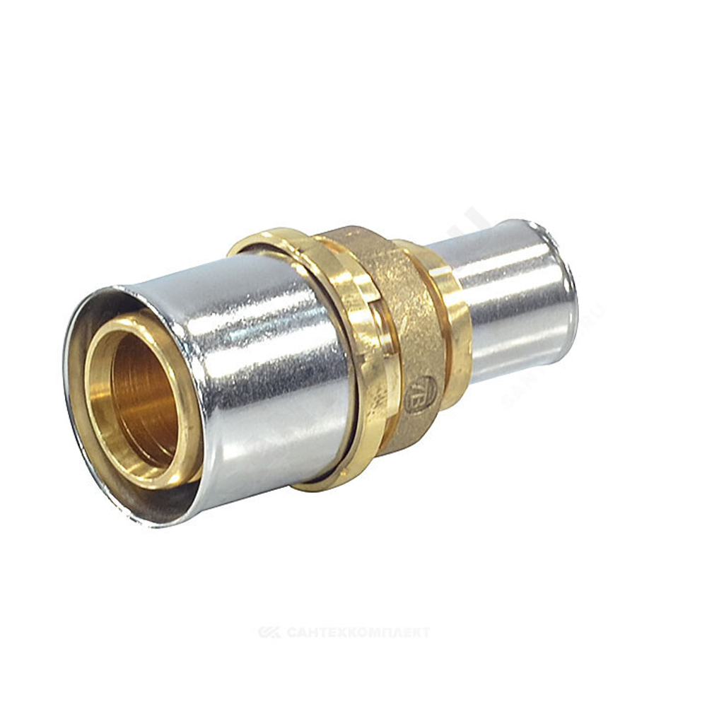 Муфта переходная для МП/PE-X труб латунь пресс Дн 32х26 RM103 Giacomini RM103Y022