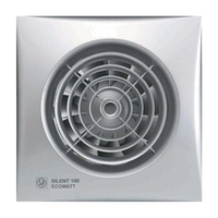 Накладной вентилятор Soler Palau SILENT-100 CRZ SILVER ECOWATT