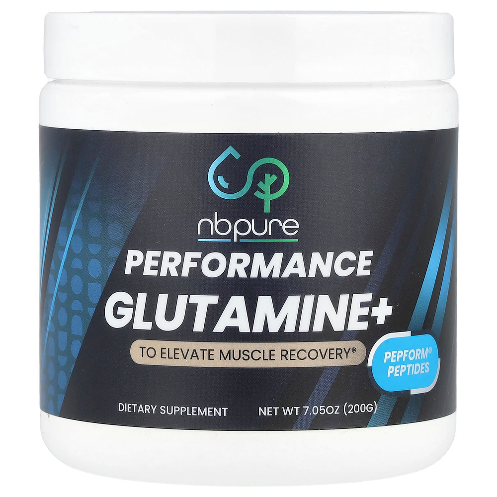 NB Pure, Performance Glutamine+, 200 г (7,05 унции)