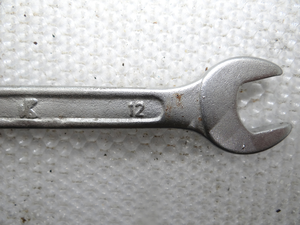Ключ гаечный рожковый двухсторонний 12х14 CHROME VANADIUM