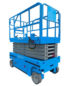 Самоходный ножничный подъемник с выдвижной платформой SKYER PL1425 Li-ion (в/п 14 м, г/п 350 кг)