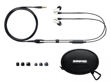 SHURE SE215m+SPE наушники внутриканальные с гарнитурой