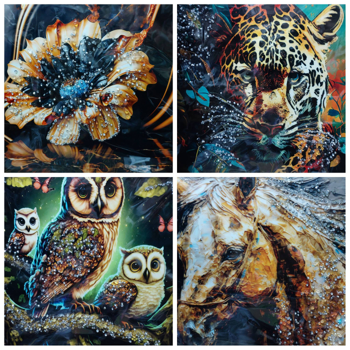 картина 40×40 со стразами