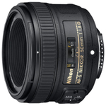 Nikon 50mm f/1.8G AF-S Nikkor, черный