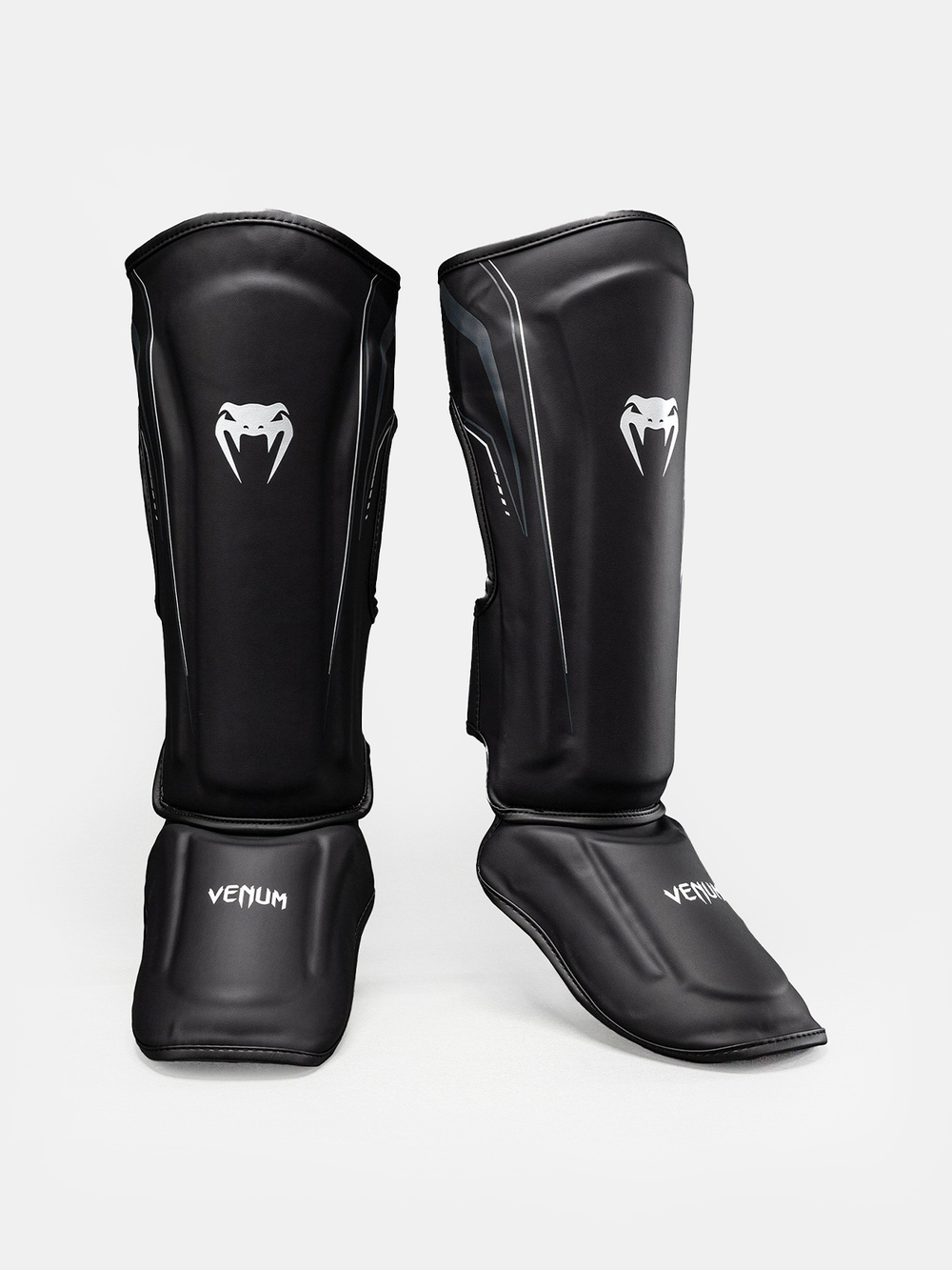 Щитки Venum Impact Streamline Black/White