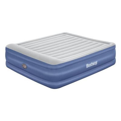 Кровать надувная Tritech Air Mattress King, 203*193*56 см, встроенный насос 220В, Bestway (67692)