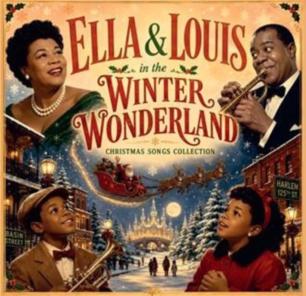 Ella Fitzgerald And Louis Armstrong / Ella &amp; Louis In The Winter Wonderland - Christmas Songs (LP)