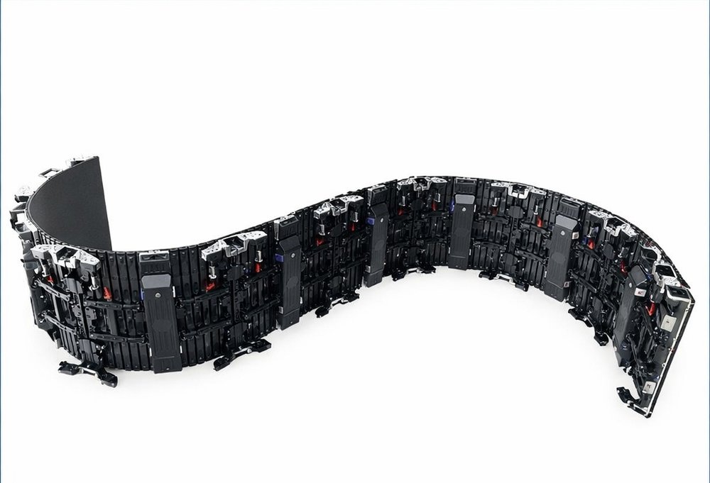 Cabinet 500×500 мм Outdoor гнущийся фиксирующийся — гибкий прокатный кабинет LED экрана IP65 с arc lock