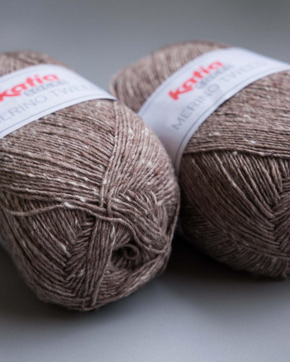 -40% Katia Socks Merino Tweed (носочный твид с мериносом) 100г | коричневый