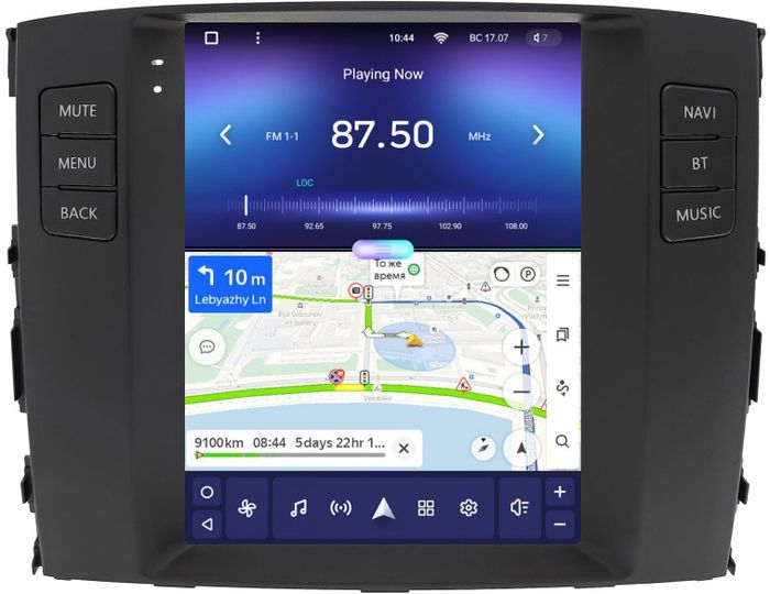 Магнитола для Mitsubishi Pajero 4 2011-2022 (штатная КЗВ и/или Rockford) - Teyes TPRO 2 монитор 9.7" QLED в стиле "Тесла" на Android 10, Быстрая, 4G SIM-слот