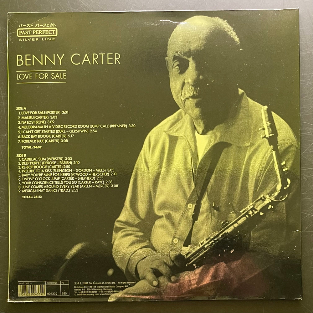 Benny Carter ‎– Love For Sale (Германия 2000г.)