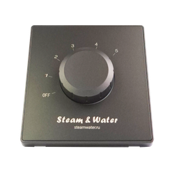 Настенный регулятор громкости звука настенный Steam&water SOUND CONTROL Gray 230 (Цвет серый, 5 уровней громкости, 4-8 Ом, 30W)