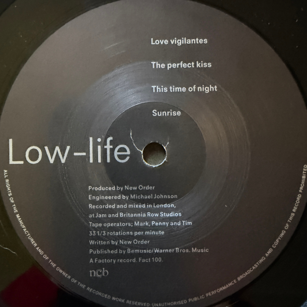 New Order ‎– Low-Life (Швеция 1985г.)
