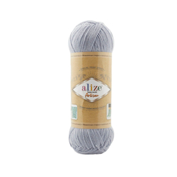 Суперваш артисан (Superwash artisan) пряжа Alize 75%шерсть 25%полиамид 5х100г/420м 51 св.сероголубой