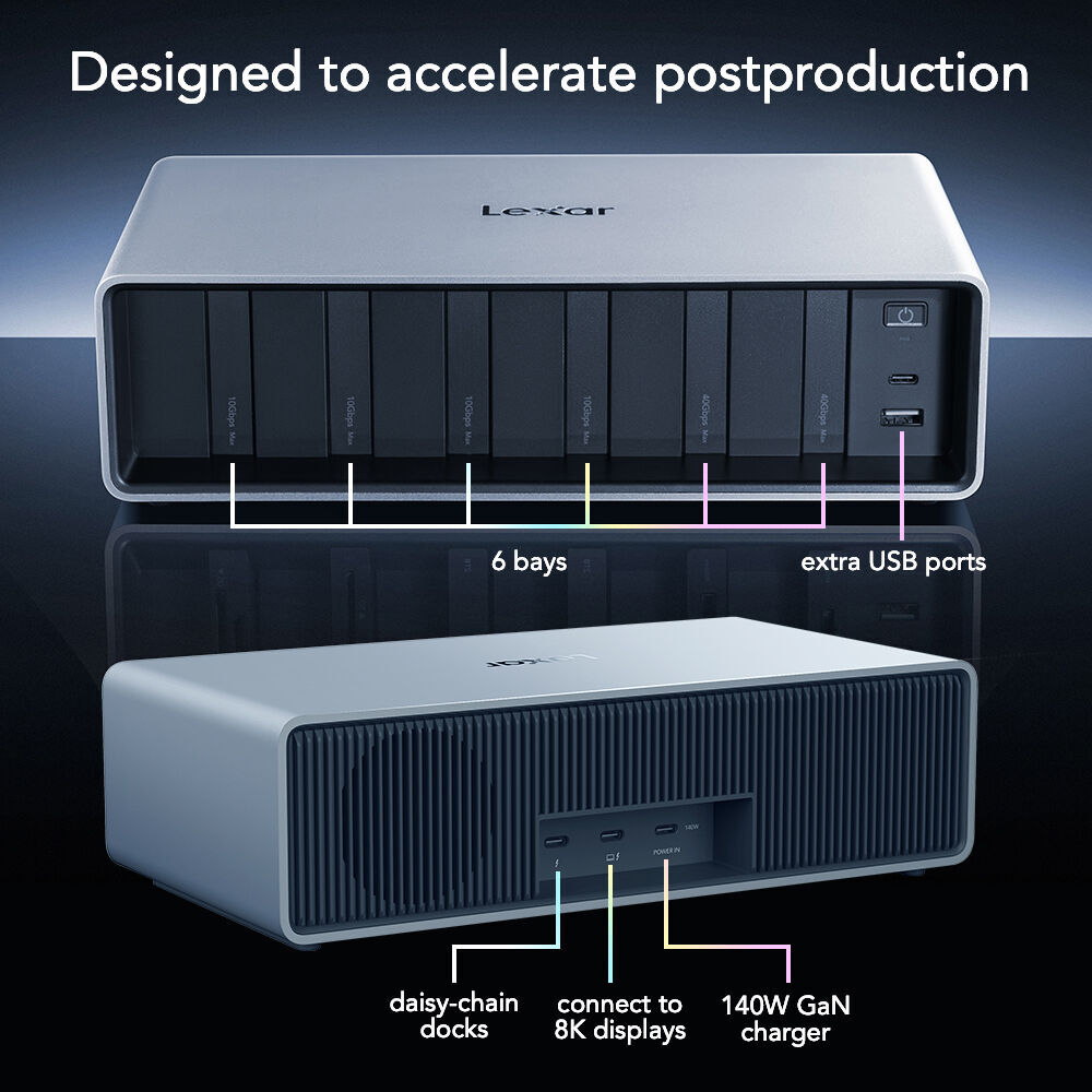 Док-станция Lexar Professional Workflow Thunderbolt 4