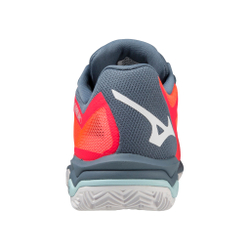 Женские теннисные кроссовки Mizuno Wave Exceed Light Clay Court Shoe Women - Orange, Blue-gray