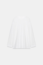 КОМБИНИРОВАННАЯ ФУТБОЛКА С ДЛИННЫМИ РУКАВАМИ — ZARA
