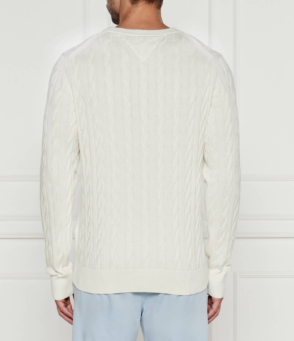 Свитер CLASSIC CABLE Tommy Hilfiger - кремовый (MW0MW33132)