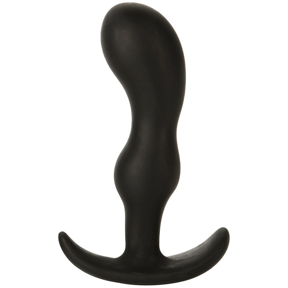 Анальная пробка для ношения Mood Naughty 2 3 Silicone - 7,6 см. (Цвет: черный)